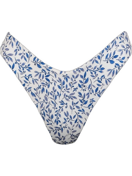 Rock Club Bikini Brazil Floral Λευκό Μπλε BP-3420