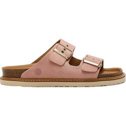 Genuins Hawaii Γυναικεία Σανδάλια Suede Ανατομικά Σομόν