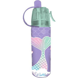 Must Spray Mermaid Παιδικό Παγούρι Ανοξείδωτο Λιλά 600ml