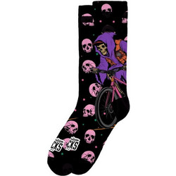 American Socks Phantom Rush Ανδρικές Κάλτσες Ψηλές με Σχέδια Μαύρες AS552