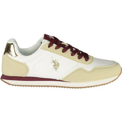 U.S. Polo Assn. Γυναικεία Sneakers Μπεζ HAPPY004W6NH1-BIWHBE01