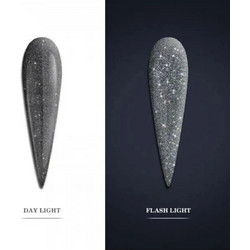 Laloo Diamond Bling Black Ημιμόνιμο Βερνίκι Νυχιών 15ml