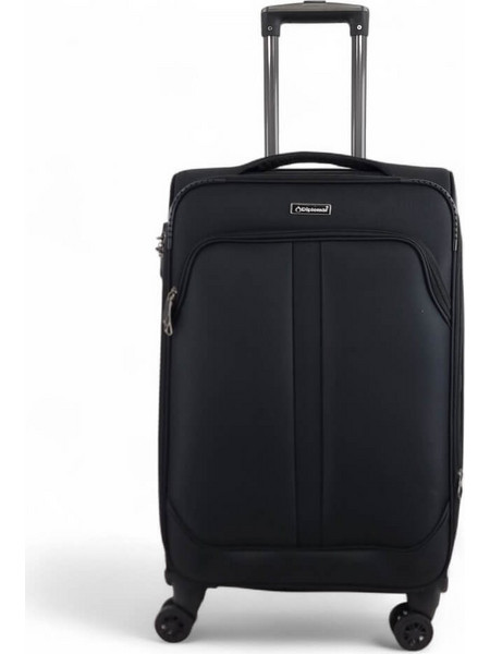 Diplomat Lisbon ZC208 Βαλίτσα Μεσαία 68x41x30cm με 4 Ρόδες Μαύρη