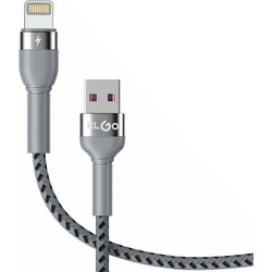 KLGO S-106 Braided USB-A to Lightning Cable 3m Grey