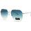 Riverio RV8032-3 Ανδρικά Γυαλιά Ηλίου Aviator Μεταλλικά Ασημί με Πράσινο Φακό