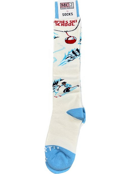 Mc2 Saint Barth Ανδρικές Κάλτσες Ψηλές με Σχέδια Μπεζ SOX0004-00171E