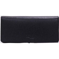 Toya Leathers Μεγάλο Γυναικείο Πορτοφόλι με Clip Μαύρο Τ73537-1