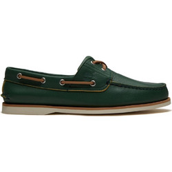 Timberland Boat 2-Eye Ανδρικά Μοκασίνια Boat Shoes Δερμάτινα Κυπαρισσί TB0A4187ES510