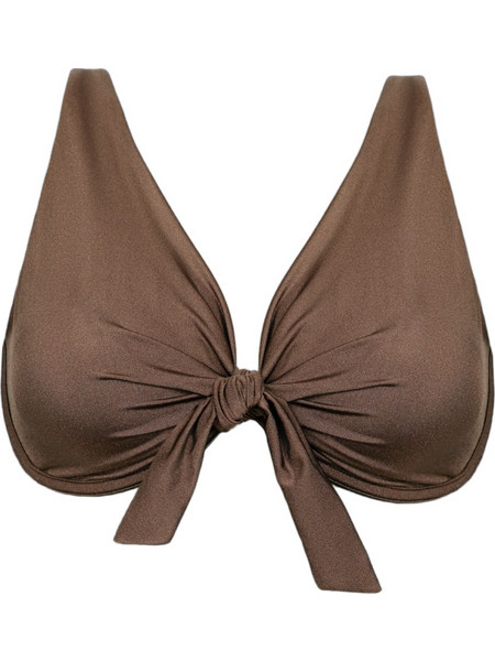Rock Club Bikini Top Τριγωνάκι Σοκολατί BP-2431-600