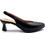 Desiree Γόβες Slingback Δερμάτινες με Χοντρό Χαμηλό Τακούνι & Φιάπα Μαύρες Maca2