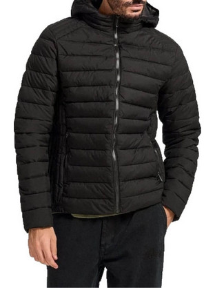 Explorer Ανδρικό Μπουφάν Puffer Μαύρο 2511103010