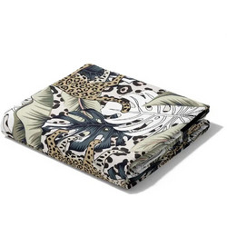 Borea Leopard Πετσέτα Θαλάσσης Microfiber Μπεζ 90x180cm 041505089261