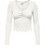 Only Γυναικείο Χειμερινό Crop Top Λευκό 15342012