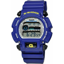 Casio Ψηφιακό Ανδρικό Ρολόι Χρονογράφος με Μπλε Καουτσούκ Λουράκι DW9052-2V