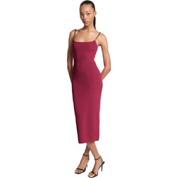 Michael Kors Midi Καλοκαιρινό Βραδινό Φόρεμα Φούξια MT5831M33D-604