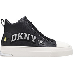 DKNY Γυναικεία Sneakers Μποτάκια Μαύρα K4597935-BLK