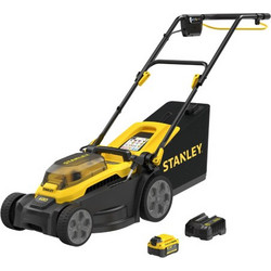Stanley SCMWP3401M1-QW Μηχανή Γκαζόν Μπαταρίας 18V Κοπή 34cm 1x4Ah