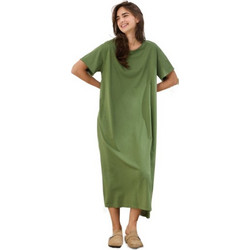 Namaste Avenya Midi Καλοκαιρινό Καθημερινό Φόρεμα Πράσινο SS0826055