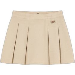 Dickies Μίνι Φούστα Υφασμάτινη Πλισέ Μπεζ DK0A8CN30ST1