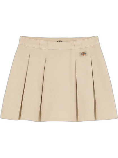 Dickies Μίνι Φούστα Υφασμάτινη Πλισέ Μπεζ DK0A8CN30ST1