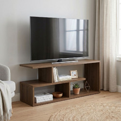 Megapap Έπιπλο Τηλεόρασης Μοριοσανίδα Καρυδί Μ100xΠ30xΥ40cm Forever GP028-0168,3