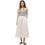 Tommy Hilfiger Midi Καλοκαιρινό Καθημερινό Φόρεμα Εκρού WW0WW49628-0AD