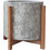 HomeMarkt Hoff Γλάστρα Εσωτερικού Χώρου Στρογγυλή Fiber Cement Γκρι 40x39cm HM4682.03M