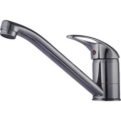Tradesor OLDA5-04 576661 Μπαταρία Κουζίνας Πάγκου Διπλής Παροχής Ανάμεικτη Inox
