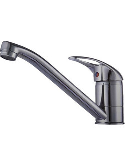 Tradesor OLDA5-04 576661 Μπαταρία Κουζίνας Πάγκου Διπλής Παροχής Ανάμεικτη Inox