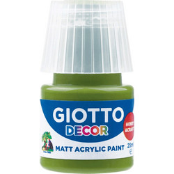 Giotto Decor Matt Olive Green Ακρυλικό Χρώμα Ζωγραφικής 25ml