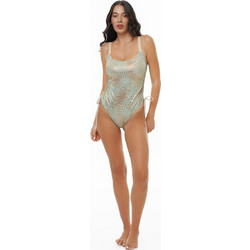Bluepoint Wild Cat Ολόσωμο Μαγιό Animal Print Τιρκουάζ Χρυσό 26058011-09