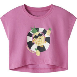 Name It Pineapple Παιδικό Crop Top Κοντομάνικο Φούξια 13228148