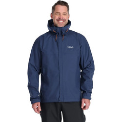 Rab Ανδρικό Μπουφάν Χειμωνιάτικο Softshell Navy Μπλε QWG-82-DIK