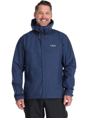 Rab Ανδρικό Μπουφάν Χειμωνιάτικο Softshell Navy Μπλε QWG-82-DIK