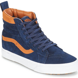 Vans Sk8 Παιδικά Sneakers Μποτάκια Navy Μπλε Πορτοκαλί VN0A33TXUCB1