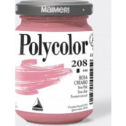 Maimeri Polycolor 208 Rose Pale Ακρυλικό Χρώμα Ζωγραφικής 140ml