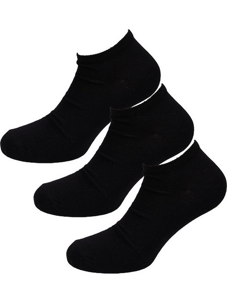 VTex Ανδρικές Κάλτσες Κοντές Μαύρες 3Pack KAM01-BL