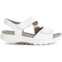 Gabor Γυναικεία Σανδάλια Suede Ανατομικά Λευκά 66815-50