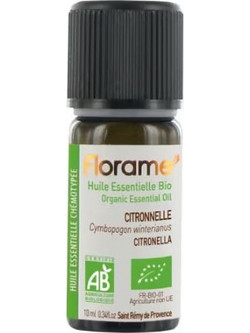 Florame Βιολογικό Αιθέριο Έλαιο Σιτρονέλα 10ml
