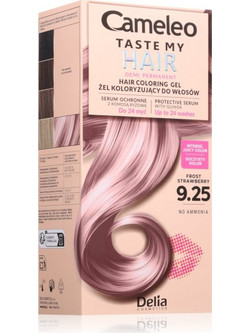 Delia Taste My Hair 9.25 Πολύ Ανοιχτό Ξανθό Βιολετί Μαονί Ημιμόνιμη Βαφή Μαλλιών