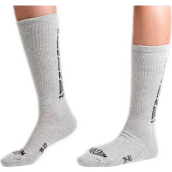 Palladium Jacquard Ανδρικές Κάλτσες Ψηλές με Σχέδια Γκρι SX7385-034
