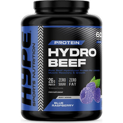 Hype Premium Hydro Beef Blue Raspberry Πρωτεΐνη Γράμμωσης Χωρίς Λακτόζη 1.8kg
