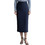 Benissimo Μίντι Φούστα Υφασμάτινη Ψηλόμεση Pencil Navy Μπλε 262017682