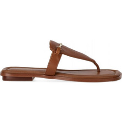 Michael Kors Δερμάτινα Γυναικεία Σανδάλια Καφέ 40R5LEFS1L-230