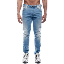 Cover Ανδρικό Τζιν Παντελόνι Ελαστικό Slim Εφαρμογή Μπλε E7358-32