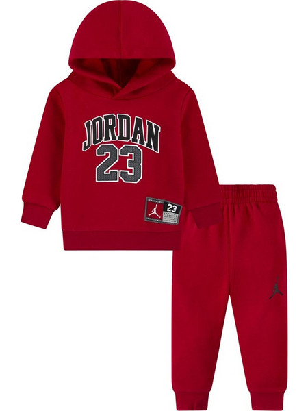 Jordan Παιδικό Σετ Φόρμας Κόκκινο 65C651-R78