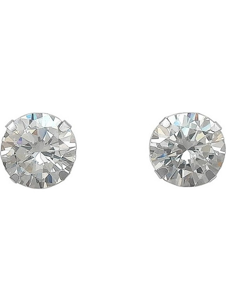 Million Diamonds Γυναικεία Σκουλαρίκια Καρφωτά από Λευκόχρυσο 9K με Ζιργκόν SK23876