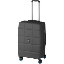Dielle 210 Βαλίτσα Μεσαία 65x41x27cm με 4 Ρόδες Μαύρη