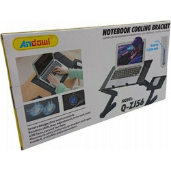 Andowl Q-ZJ56 Cooling Pad Laptop με 2 Ανεμιστήρες & Φωτισμό