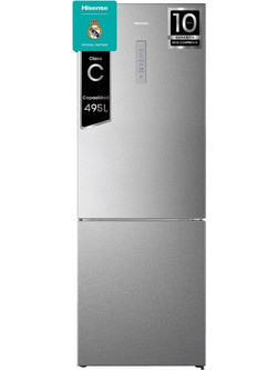 Hisense RB645N4BIC Ψυγειοκαταψύκτης 495lt No Frost Υ200xΠ70.4xΒ69.4cm Inox